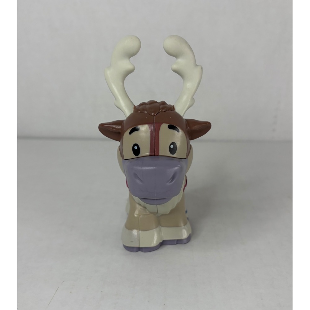 Fisher Price Little People Disney Frozen Sven Reindeer Figure GGV30 Brown Purple